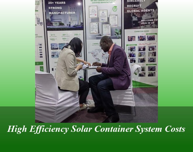 High Efficiency Solar Container System Costs